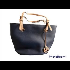 Navy Michael Kors purse
